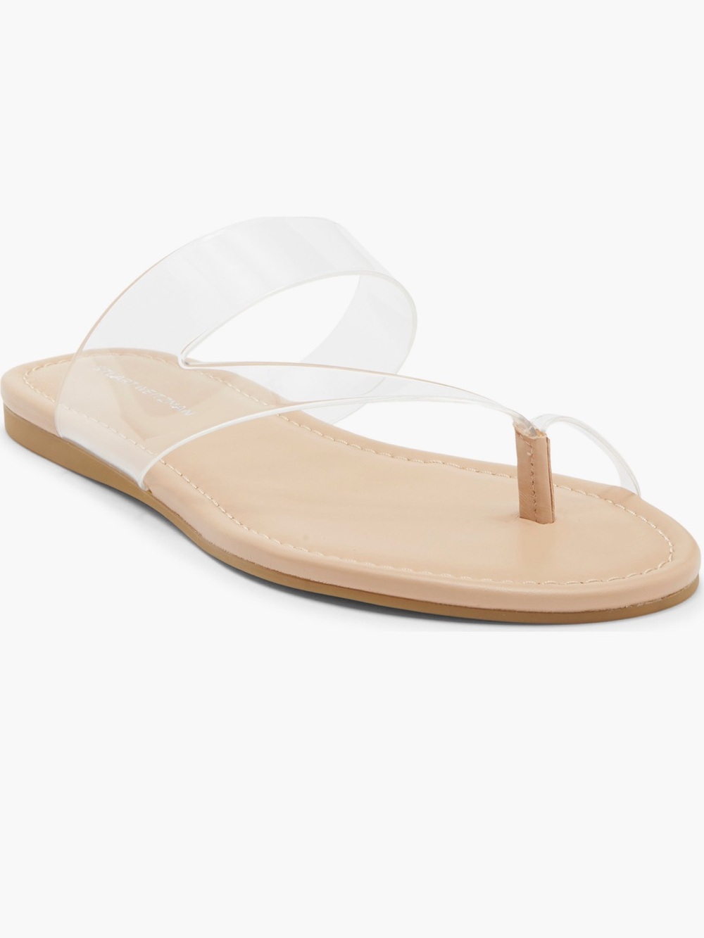 STUART WEITZMAN | remy toe strap sandal clear
